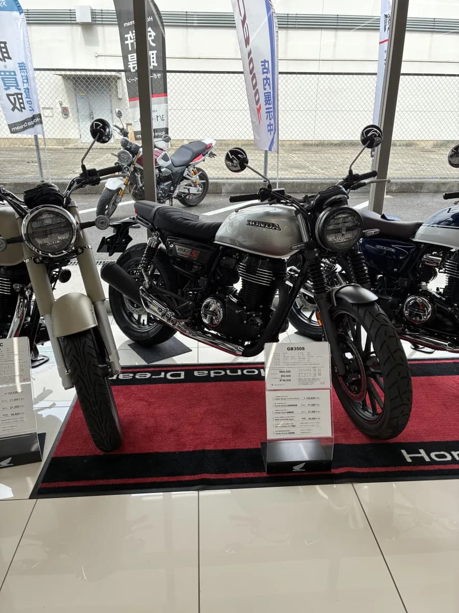 新車でGB350Sを購入。乗り出し総額と納車前に揃えたもの